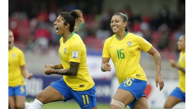 Italia vs. Brasil por la Copa Mundial Femenina.