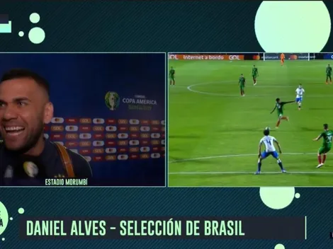 A Dani Alves le pidieron un mensaje para Messi y tiró un épico trolleo para Agüero