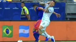 El golpe de Falcao a Paredes.