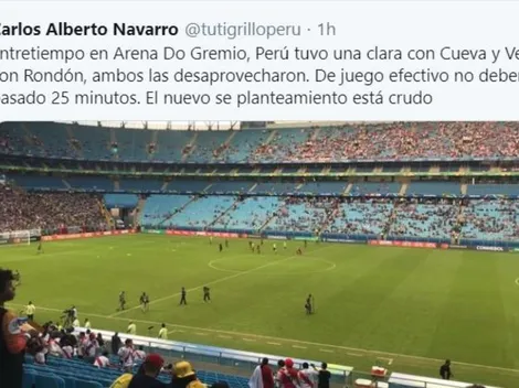 Siempre crítico con Gareca: Tigrillo Navarro llamó "crudo" al planteamiento de Perú