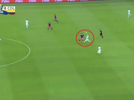 ¡Pura clase! Con un sombrero magistral, James Rodríguez dejó en ridículo a Otamendi