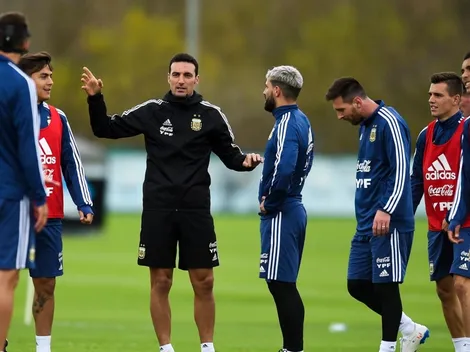El once que paró Scaloni pensando en el debut de Argentina por la Copa América