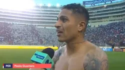 Paolo Guerrero no se fue nada conforme.
