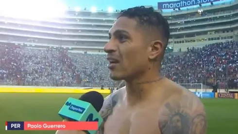 Paolo Guerrero no se fue nada conforme.