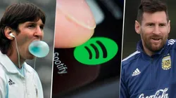 Messi armó su playlist de Spotify.