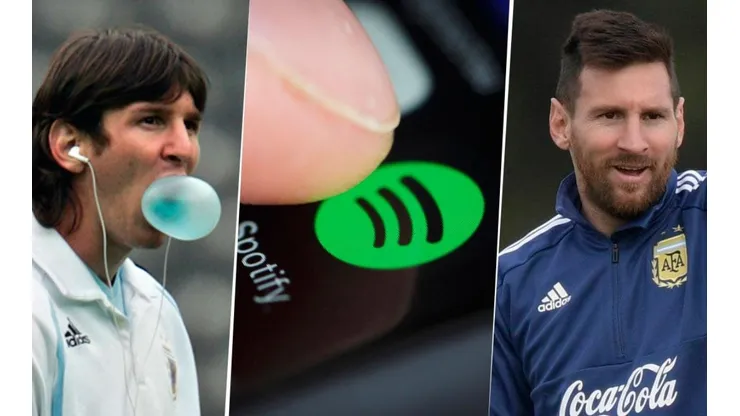Messi armó su playlist de Spotify.
