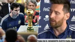 Foto de Lionel Messi y la foto.