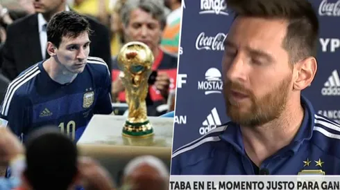 Foto de Lionel Messi y la foto.