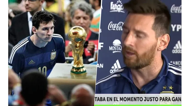 Foto de Lionel Messi y la foto.