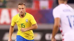 Brasil vs Qatar por un partido amistoso.