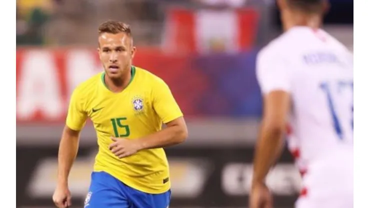 Brasil vs Qatar por un partido amistoso.