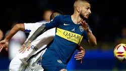 Benedetto en el duelo ante Tigre.