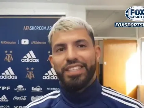 Agüero le tiró buena onda a Maradona y contó una tierna anécdota de su hijo con el Diego