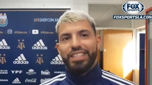 Agüero le tiró buena onda a Maradona y contó una tierna anécdota de su hijo con el Diego