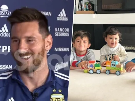 Lo amamos: Messi contó que Mateo "grita los goles del Madrid para hacerlo calentar al hermano"