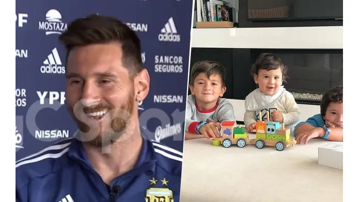 Lo amamos: Messi contó que Mateo "grita los goles del Madrid para hacerlo calentar al hermano"