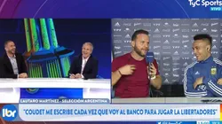 Lautaro Martínez contó que Coudet le habla siempre que es suplente para que vuelva a Racing