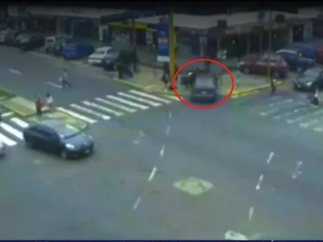 Video: el impactante momento en el que una maestra arrolla a cinco menores con su auto