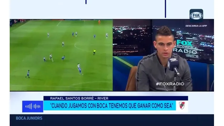 El delantero de River sorprendió con sus declaraciones.