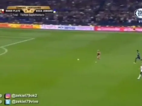 Metieron a la modelo que apareció en la final de la Champions en el gol del Pity a Boca