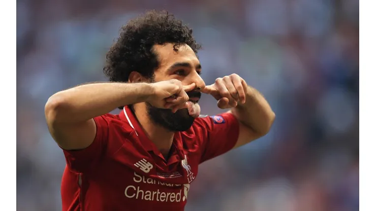 Salah marcó el primer gol del partido.