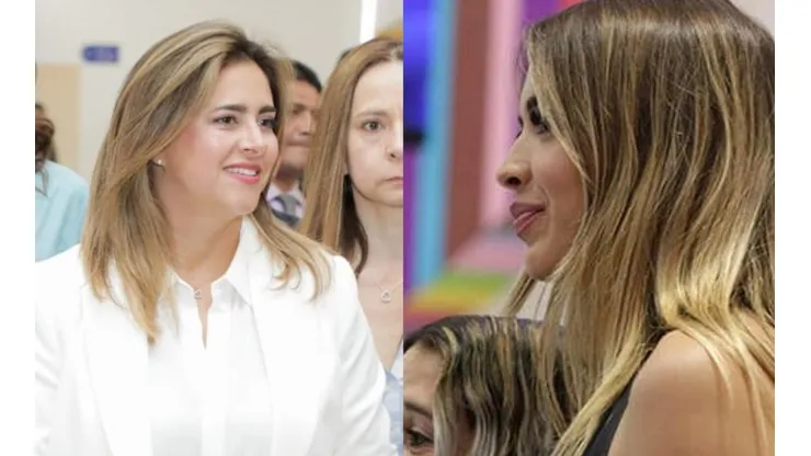 Maria Juliana Ruiz, primera dama de Colombia; y Shannon de Lima, pareja de James Rodríguez.