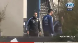 Sonriente a pesar del frío: Messi realizó su primer entrenamiento con la Selección Argentina