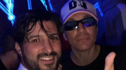 'Chori' Domínguez subió un fotón re enfiestado con Pablo Lescano y él le comentó