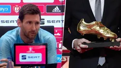 Lo dejó bien en claro: Messi confesó que no le presta ni un gramo de atención a la Bota de Oro