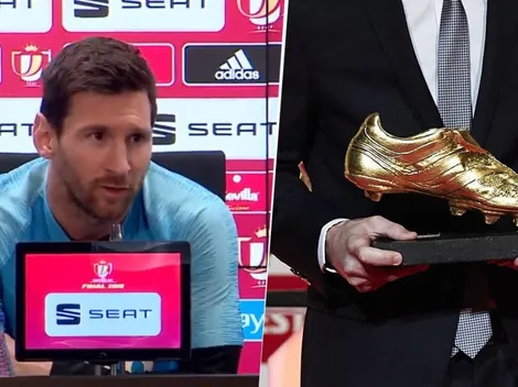 Lo dejó bien en claro: Messi confesó que no le presta ni un gramo de atención a la Bota de Oro