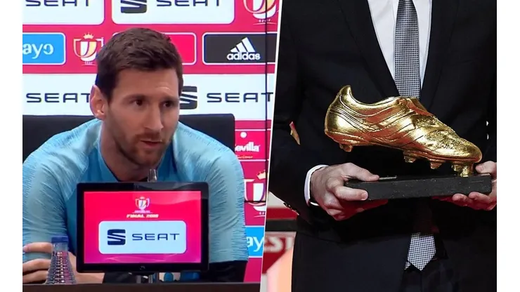 Lo dejó bien en claro: Messi confesó que no le presta ni un gramo de atención a la Bota de Oro
