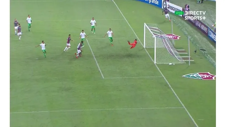 Así fue el primer gol de Fluminense en Brasil contra Atlético Nacional.