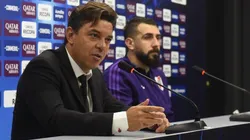 Gallardo se mostró con confianza en conferencia de prensa.