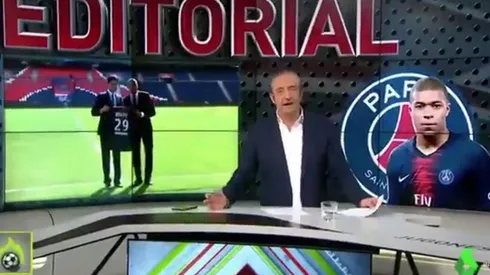 Pedrerol abrió El Chiringuito disparando contra Neymar y Mbappé: "En algo se parecen"