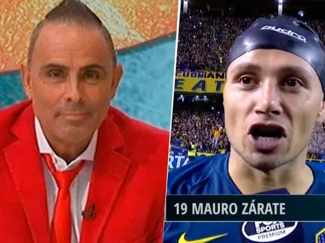 Lunati escuchó a Zárate tras el triunfo de Boca y se burló de él en Instagram