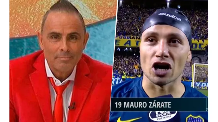 Lunati escuchó a Zárate tras el triunfo de Boca y se burló de él en Instagram