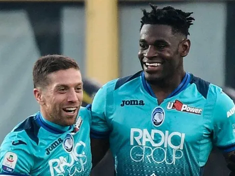 El impactante mural que los hinchas del Atalanta le dedicaron a Duván Zapata, Papu Gómez y Josip Iličić