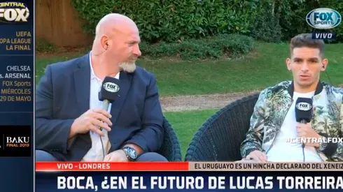 Torreira habló de la posibilidad de jugar en Boca.