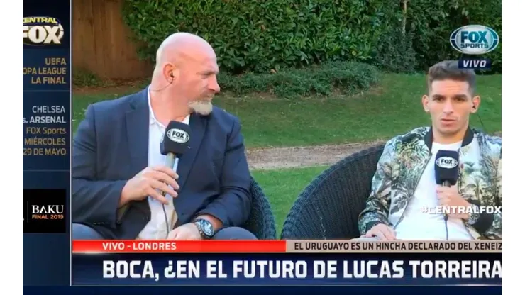 Torreira habló de la posibilidad de jugar en Boca.