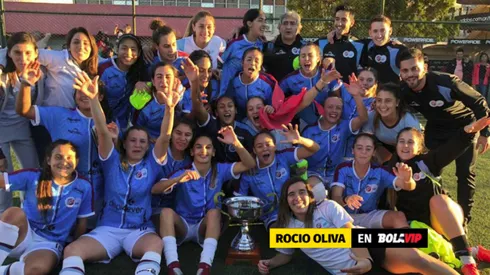 Las jugadoras de la UAI Urquiza se consagraron campeonas de la Primera División.