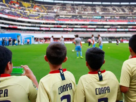 ¿Qué es el amor por un club?: Sensacional foto de un abuelo y su nieto americanista en el Azteca