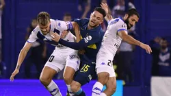 Nández en el encuentro ante Vélez.