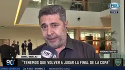 Daniel Angelici antes del sorteo.