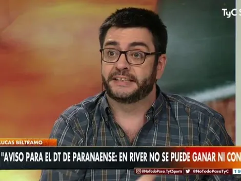 Beltramo, en modo Boca, le habló a Paranaense: "En River no se puede ganar ni con VAR"