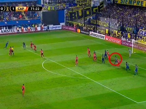 Zárate sacó un centro imposible y López empató enseguida para Boca