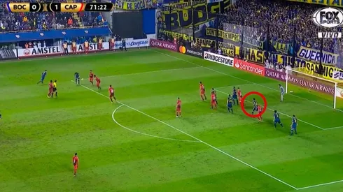 Zárate sacó un centro imposible y López empató enseguida para Boca