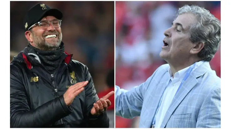 Jurgen Klöpp y Jorge Luis Pinto, técnicos de fútbol.