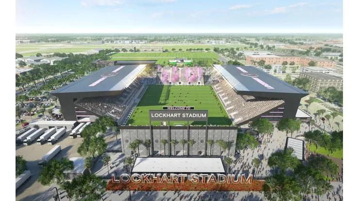 LOCKHART STADIUM. Inter Miami CF está construyendo desde cero este estadio con capacidad para 18.000 para jugar dos temporadas de la MLS y luego moverse a Miami.