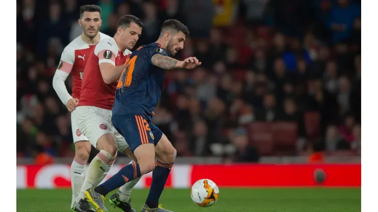 Valencia vs Arsenal por la Europa League.