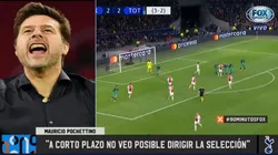Pochettino le cerró la puerta a la Selección Argentina en el "corto plazo"